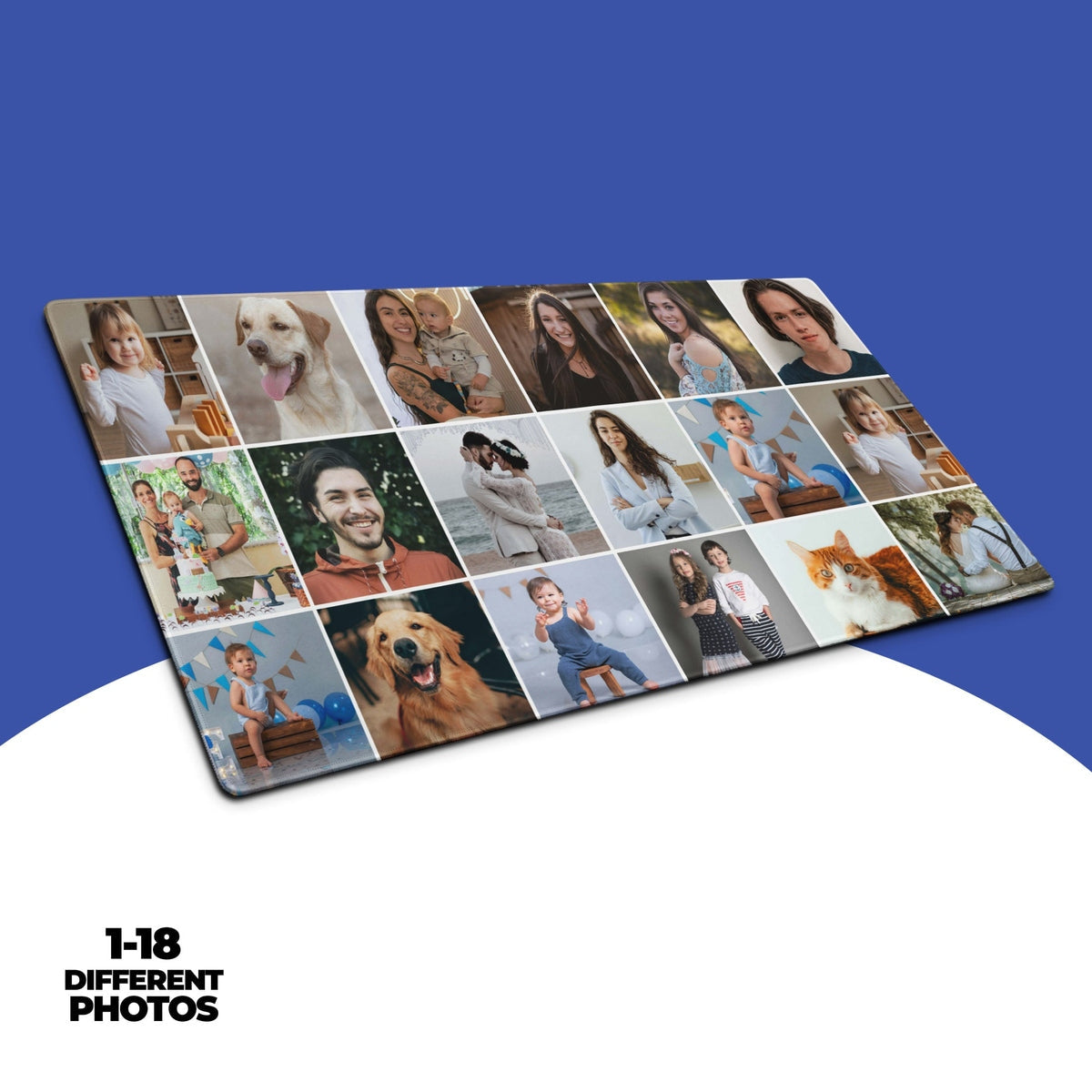 Custom Photo Collage Gaming Mouse Pad Main image