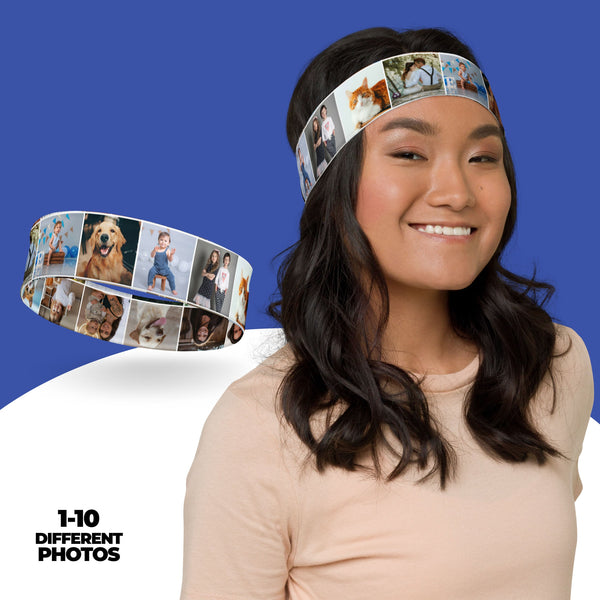 Custom Photo Collage Headband