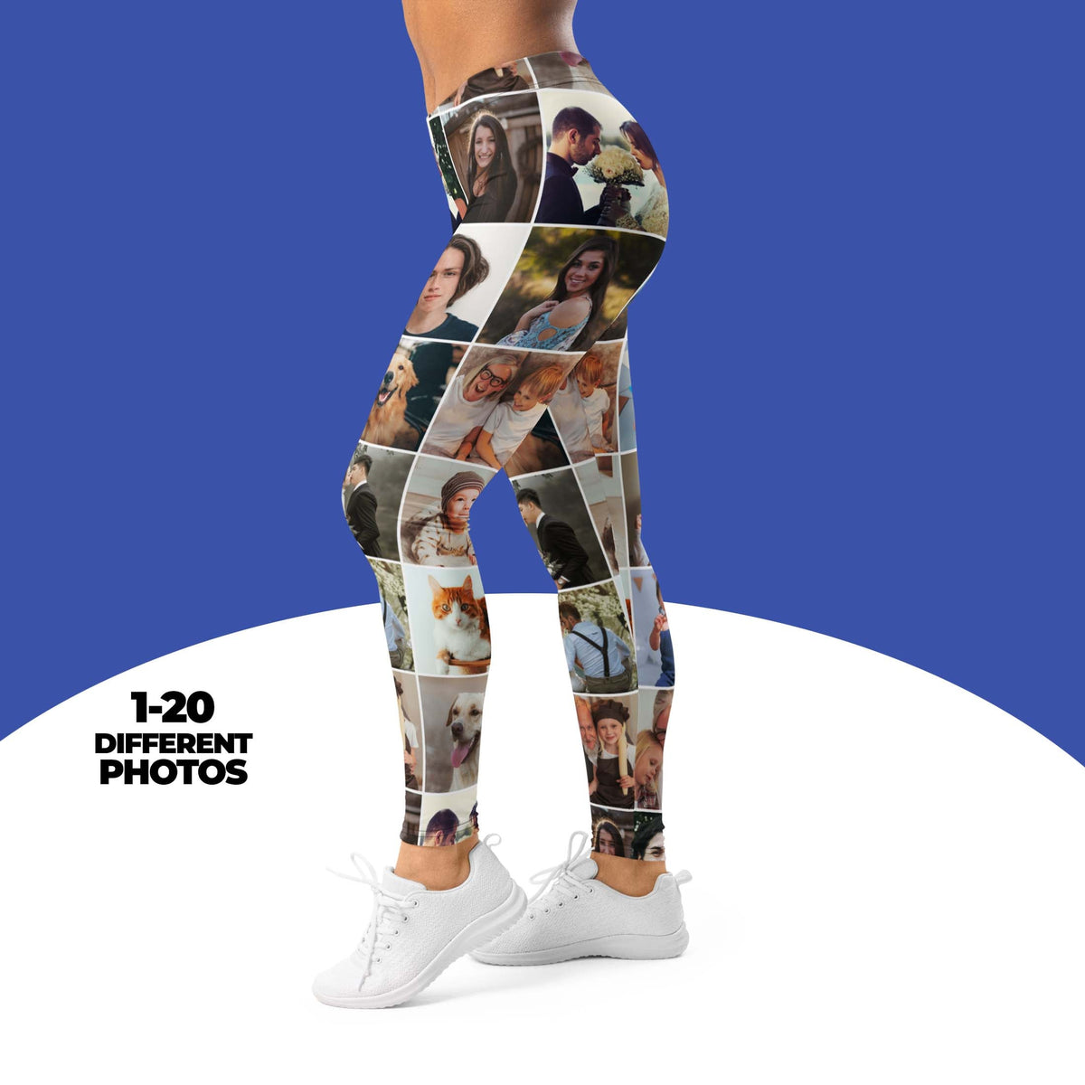 Custom Photo Collage Leggings Main image