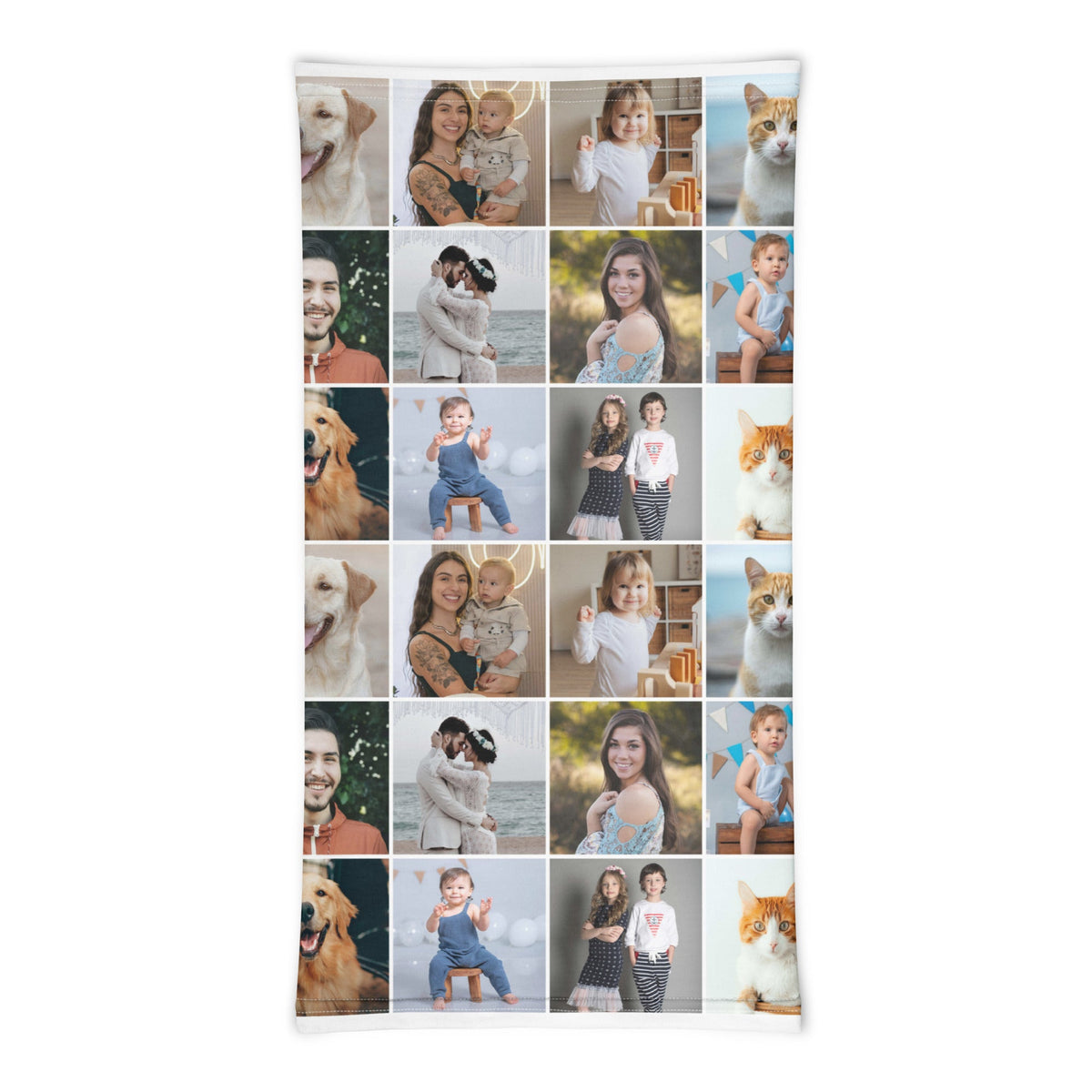 Custom Photo Collage Neck Gaiter