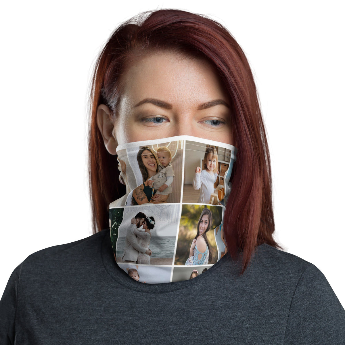 Custom Photo Collage Neck Gaiter