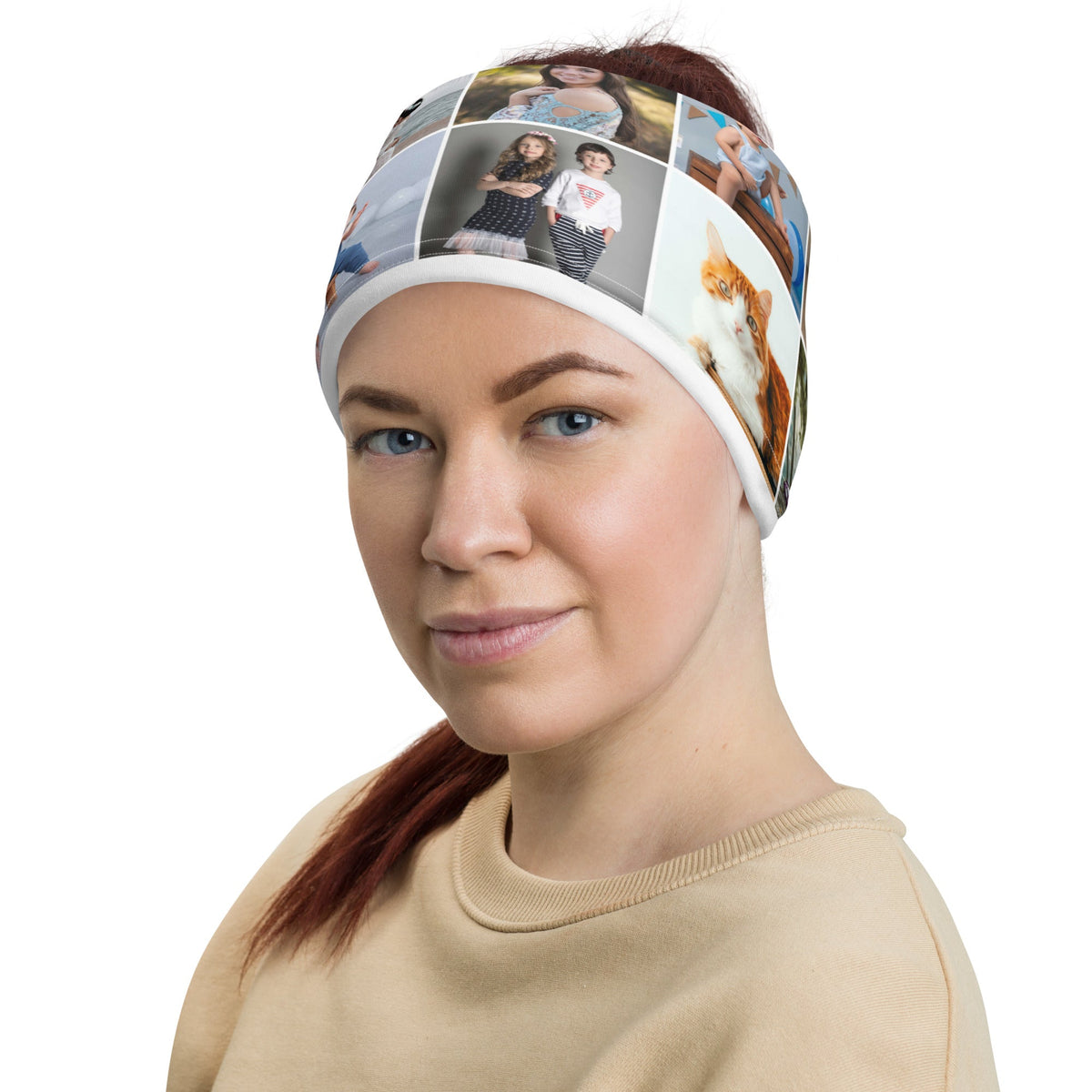 Custom Photo Collage Neck Gaiter