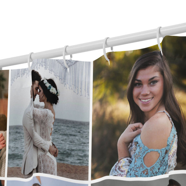 Custom Photo Collage Shower Curtain