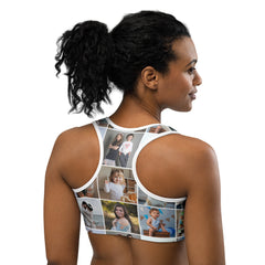 Custom Photo Collage Sports Bra