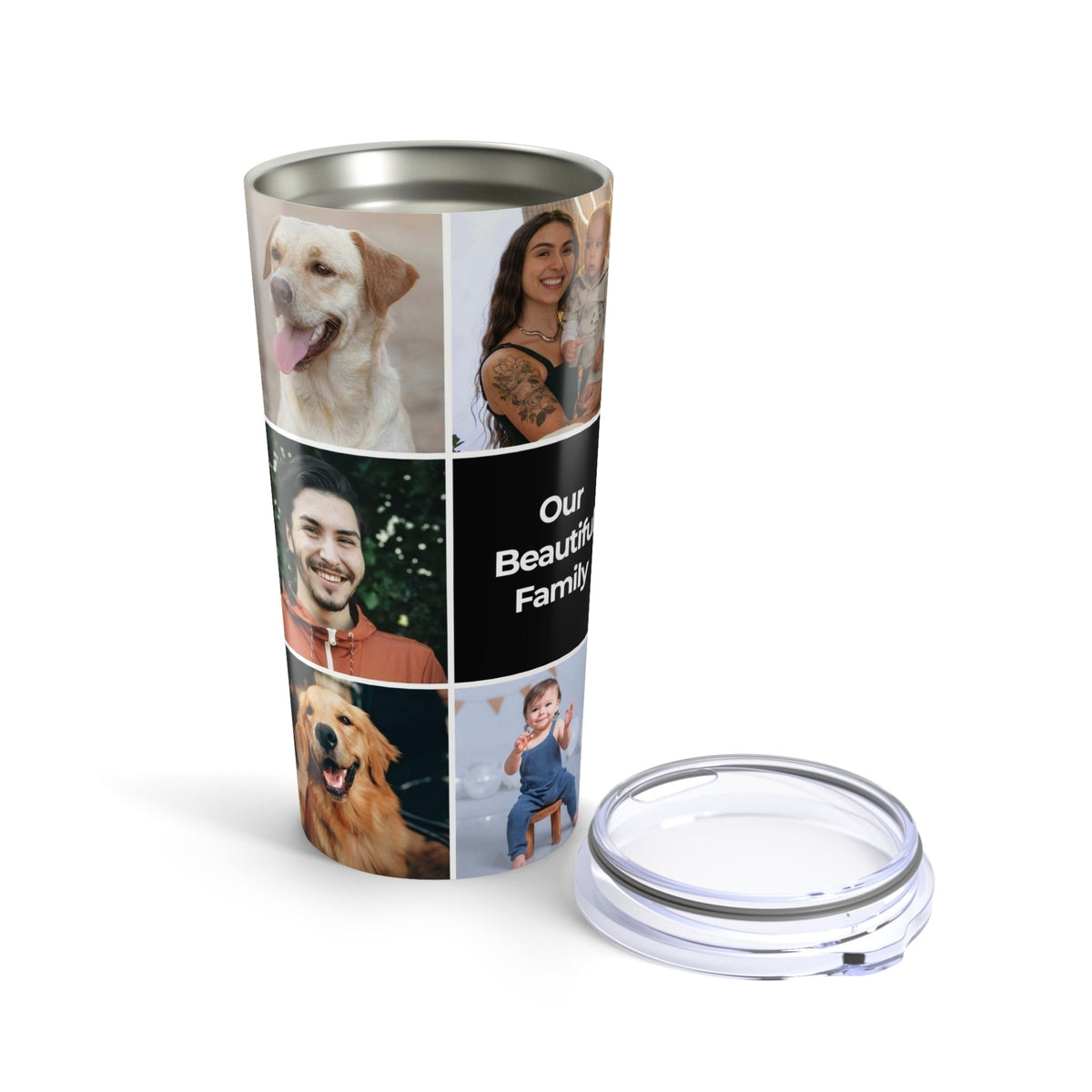 Personalized Photo Collage Tumbler Secondary image