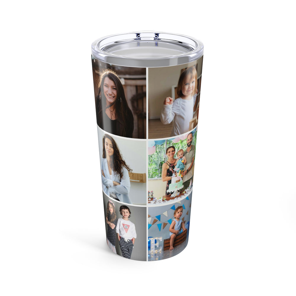 Custom Photo Collage Tumbler Personalized Drinkware Gift
