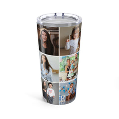 Custom Photo Collage Tumbler  Personalized Drinkware Gift