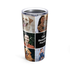Custom Photo Collage Tumbler Personalized Drinkware Gift