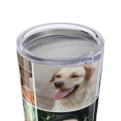 Custom Photo Collage Tumbler Personalized Drinkware Gift