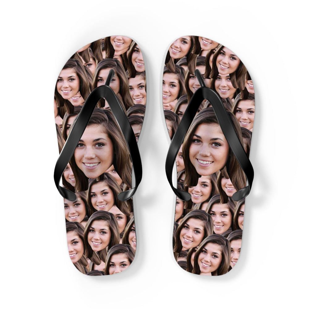 Custom Photo Face Flip Flops