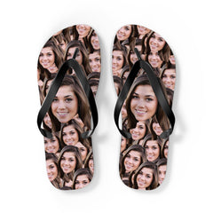 Custom Photo Face Flip Flops