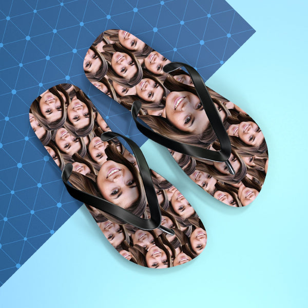 Custom Photo Face Flip Flops