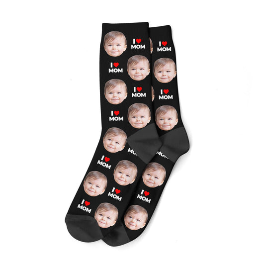 Custom Photo Mom Socks