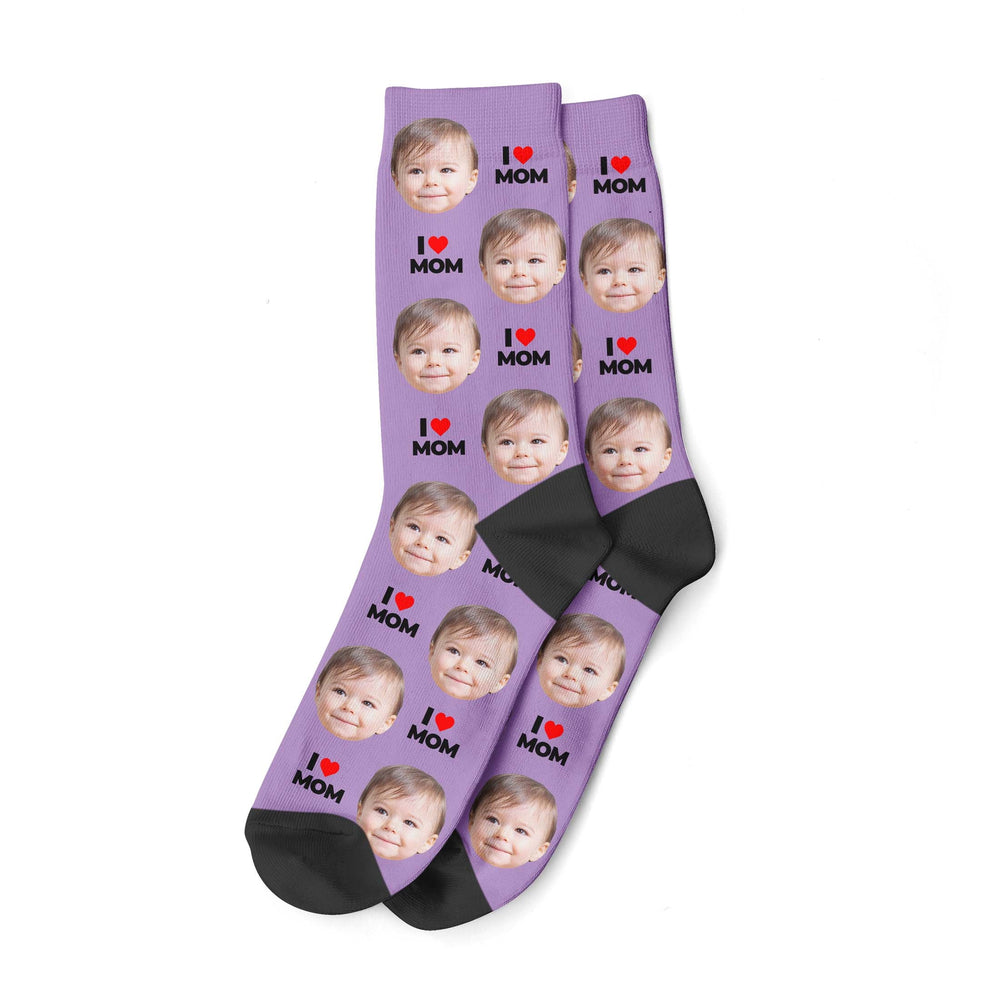 Custom Photo Mom Socks