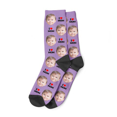 Custom Photo Mom Socks
