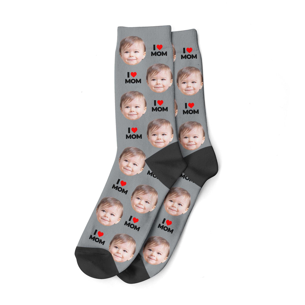Custom Photo Mom Socks