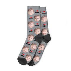 Custom Photo Mom Socks