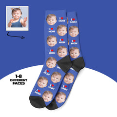 Custom Photo Mom Socks