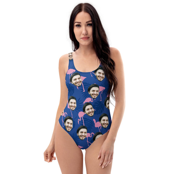 Custom Photo Photo Flamingo Swimsuit