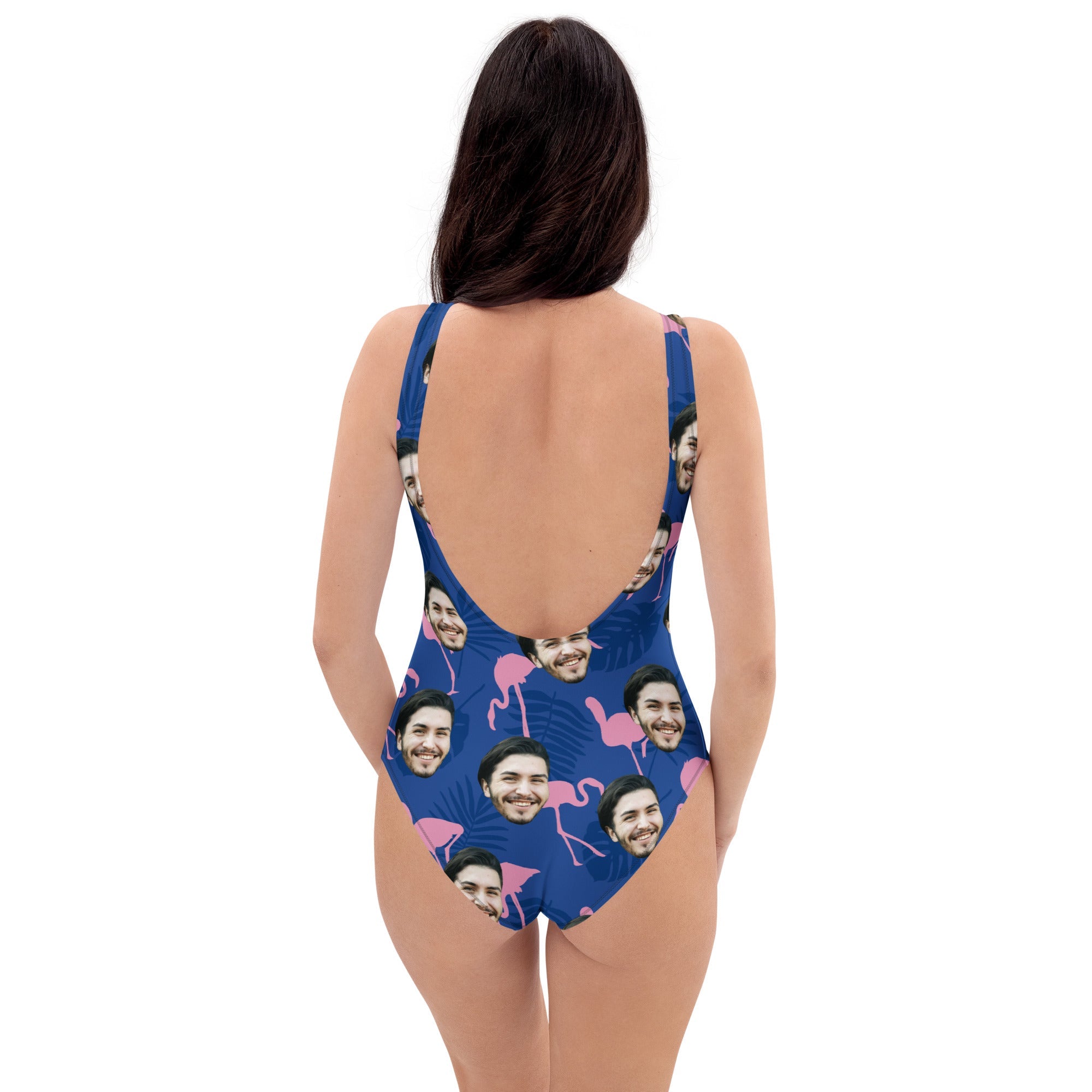 Custom Photo Photo Flamingo Swimsuit