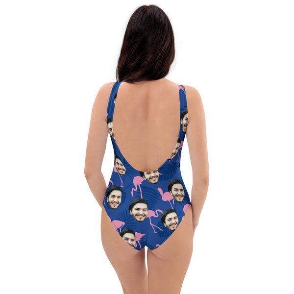 Custom Photo Photo Flamingo Swimsuit