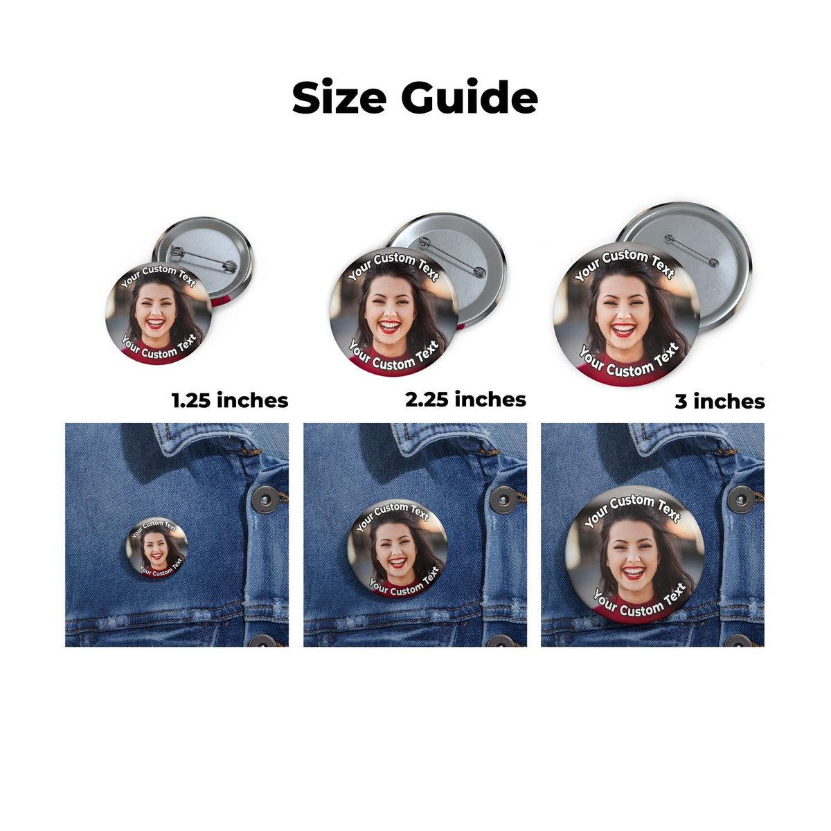 Custom Photo Pin Buttons Secondary image