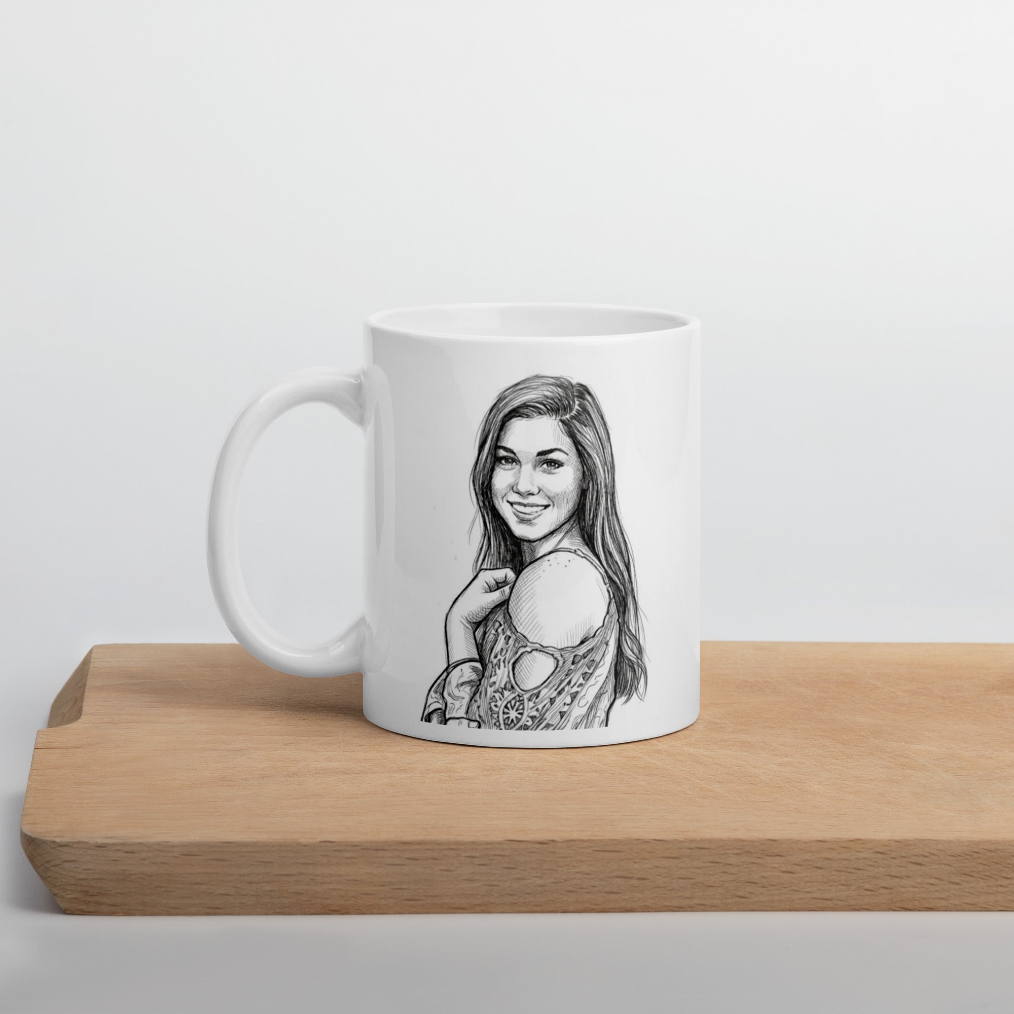 Custom Photo Sketch Mug