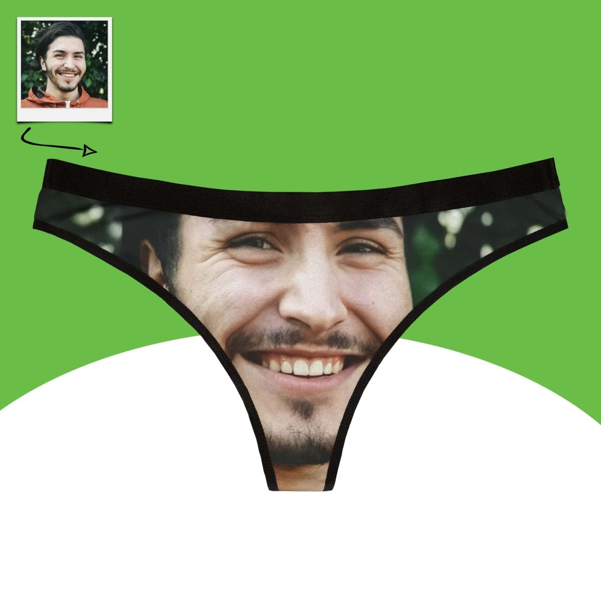 Custom Photo Thong Main image