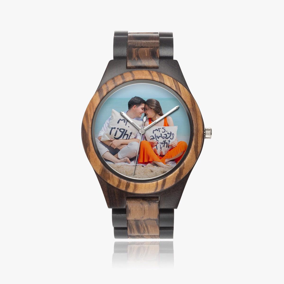Custom Photo Wooden Watch Main image