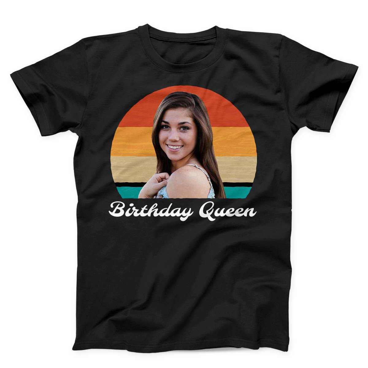 Custom Retro Photo T-Shirt Secondary image