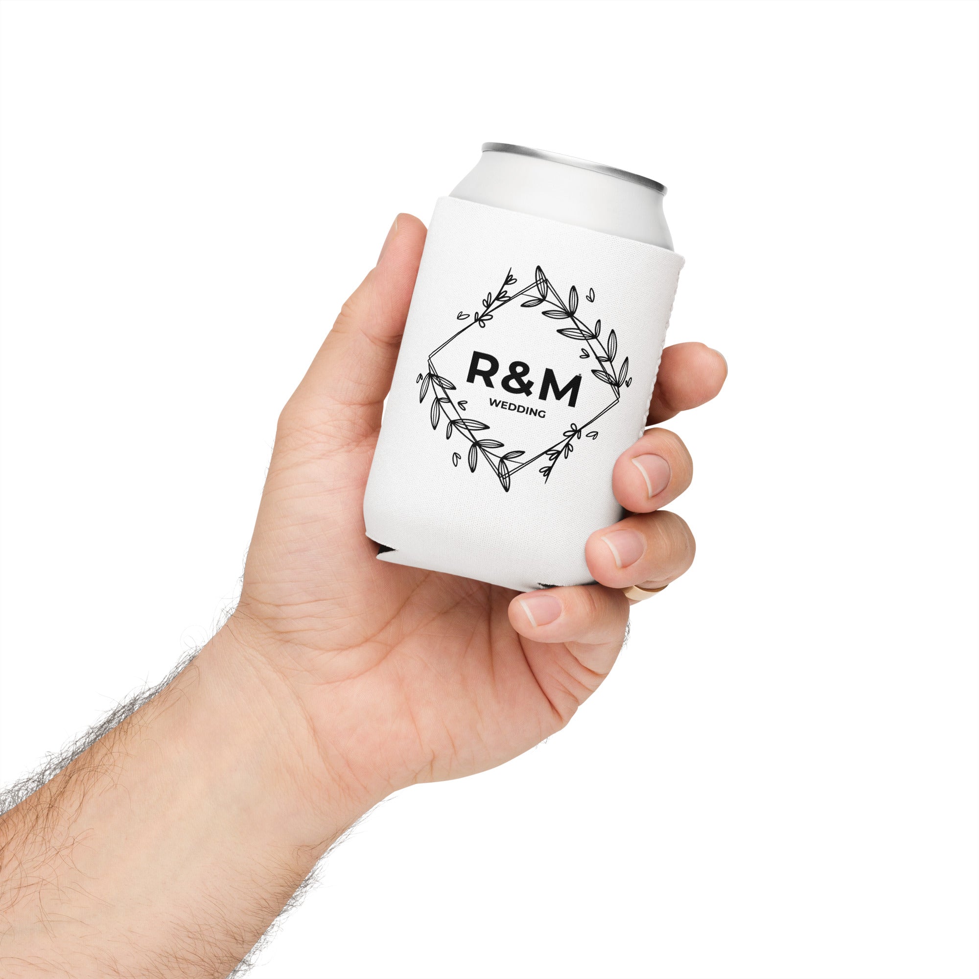 Custom Wedding Can Cooler
