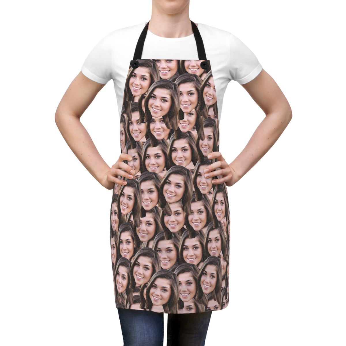 Customized Face Apron Personalized Photo Apron For Men Women Secondary image
