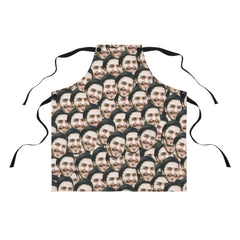 Custom Faces Apron Personalized Photo Kitchen Apron For Couples