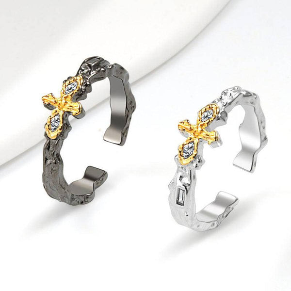 Dark Maillard Ring Special-interest Design Black