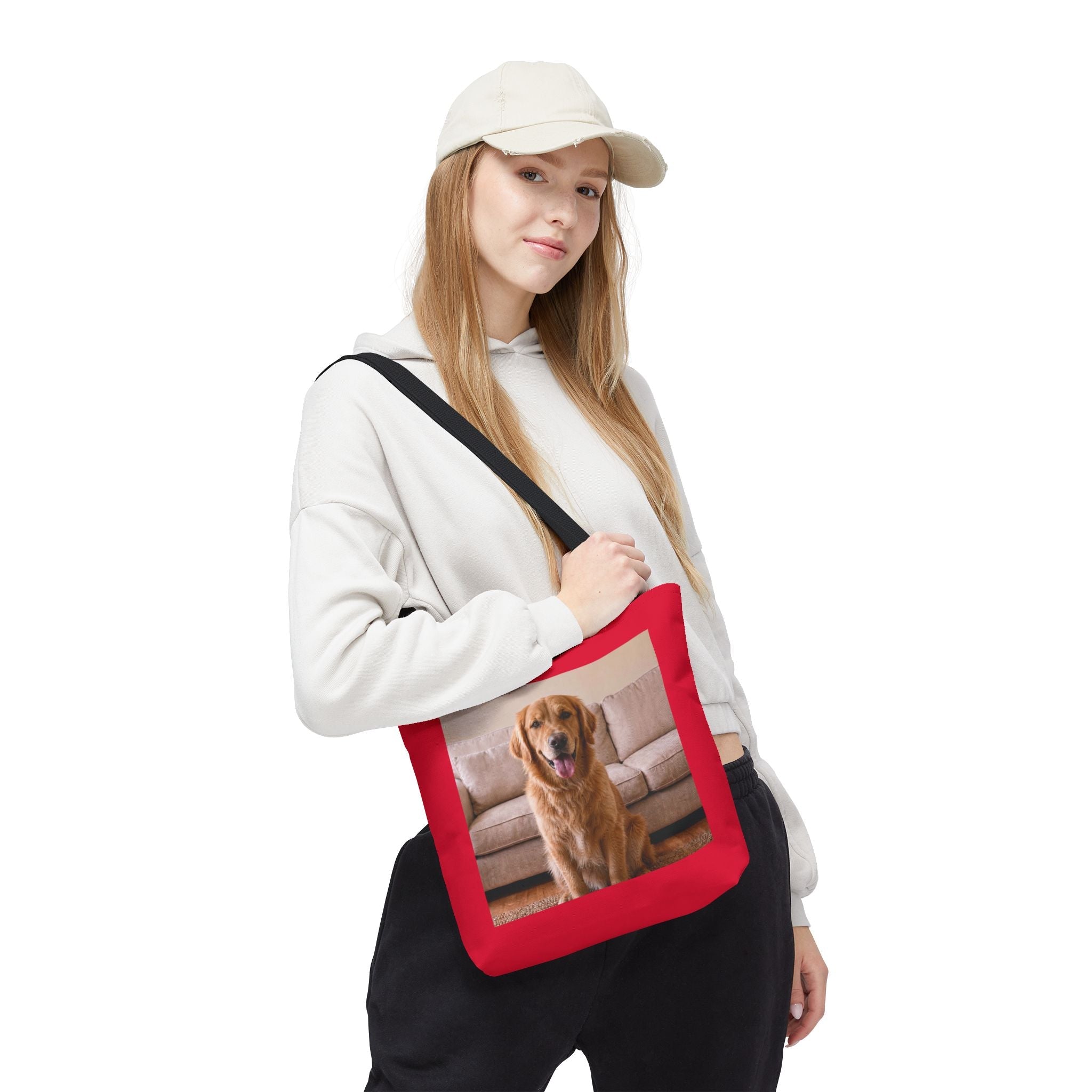 Custom Dog Photo Tote Bag