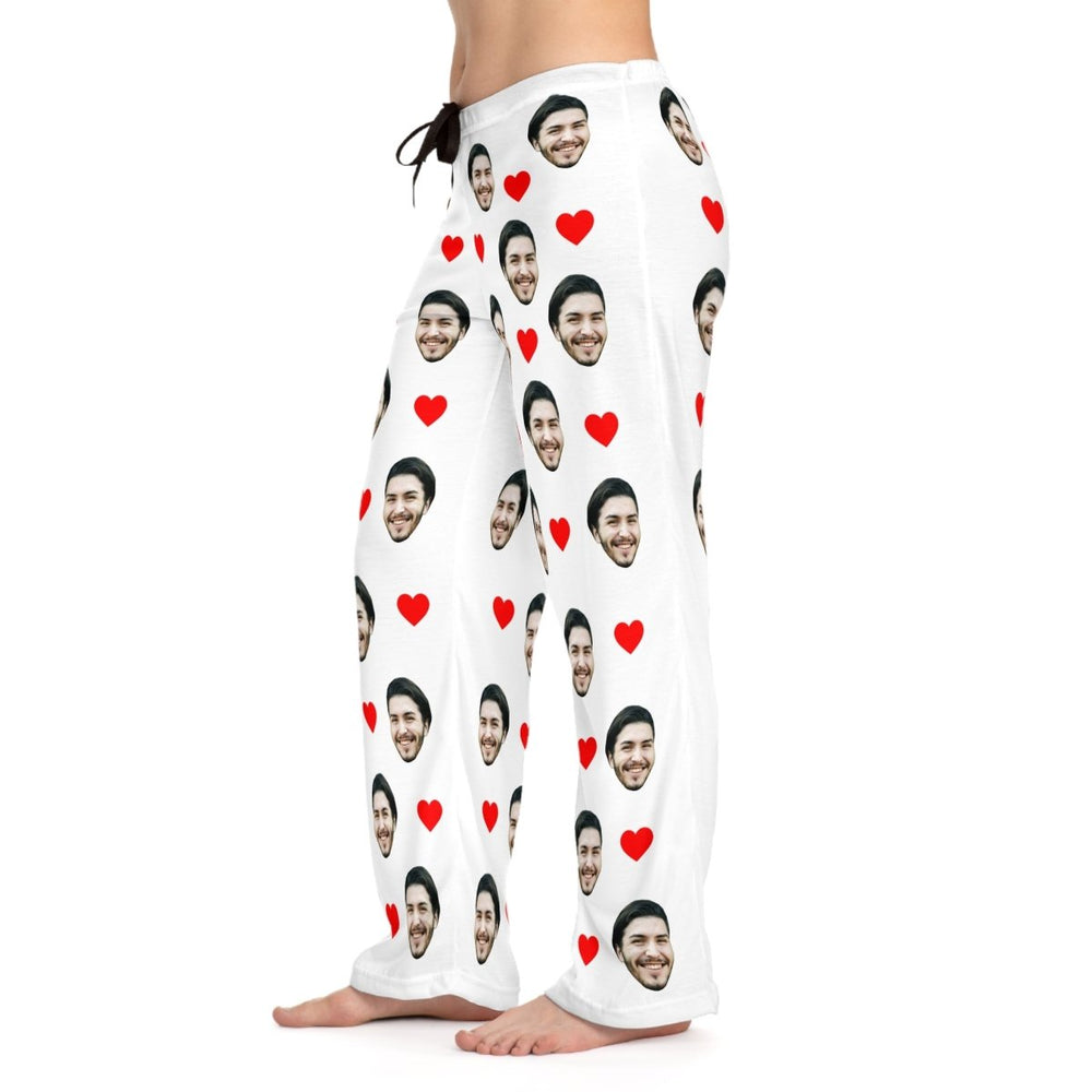 Custom Photo Pajamas With Hearts Personalized Face Pajama Gift