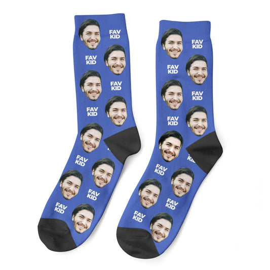 Favorite Kid Custom Face Socks