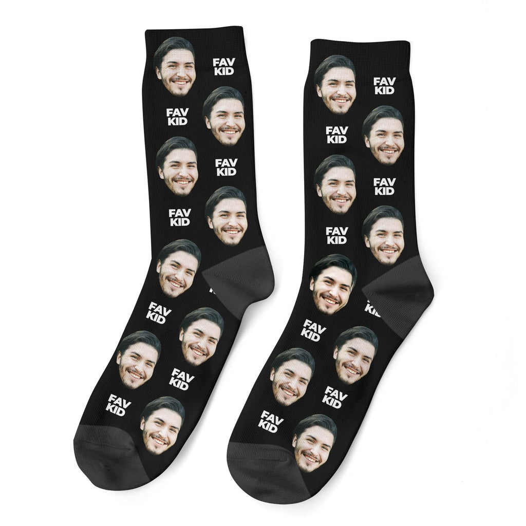 Favorite Kid Custom Face Socks