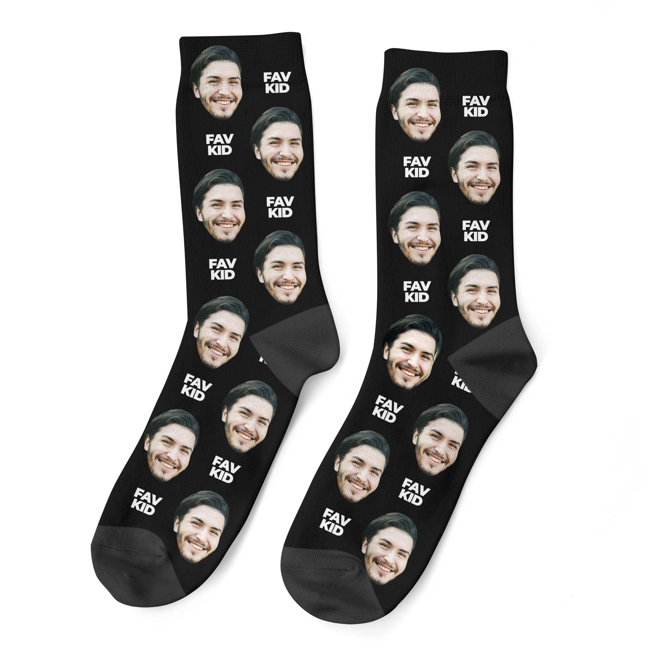 Favorite Kid Custom Face Socks