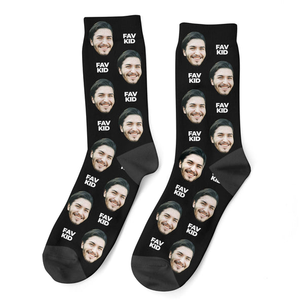 Favorite Kid Custom Face Socks