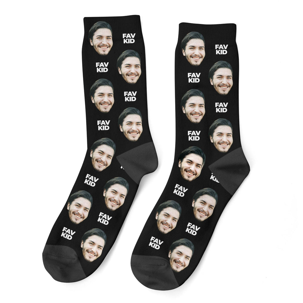 Favorite Kid Custom Face Socks