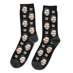 Favorite Kid Custom Face Socks