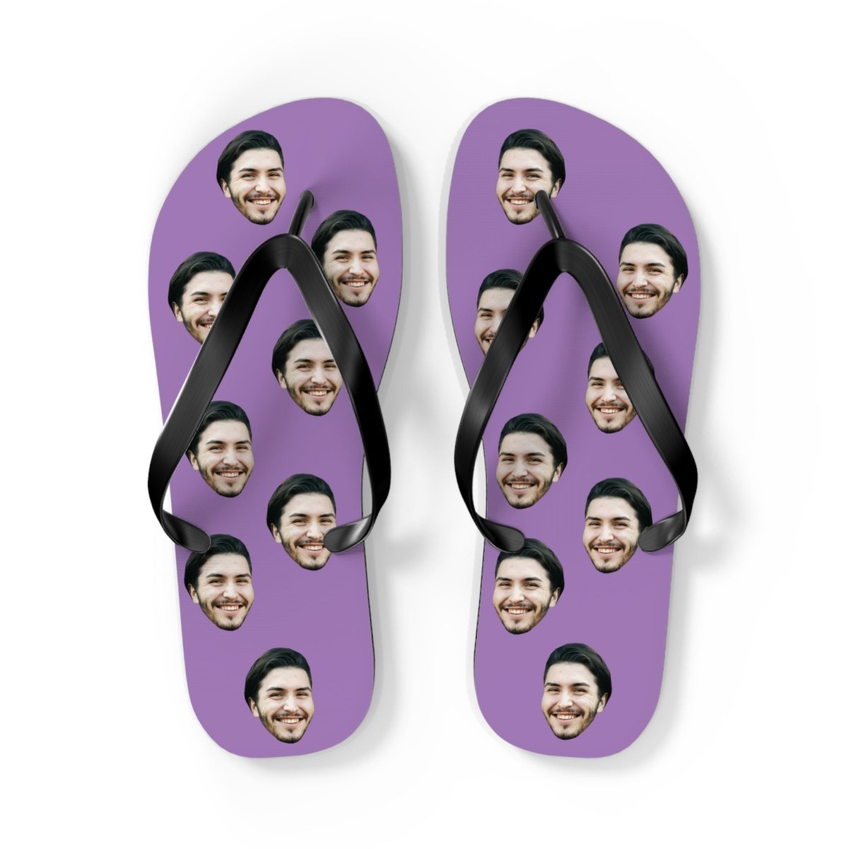 Custom Groomsman Face Flip Flops