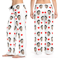 Hearts Face Pajama Custom Photo Pajama