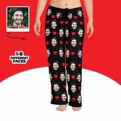 Hearts Face Pajama Custom Photo Pajama