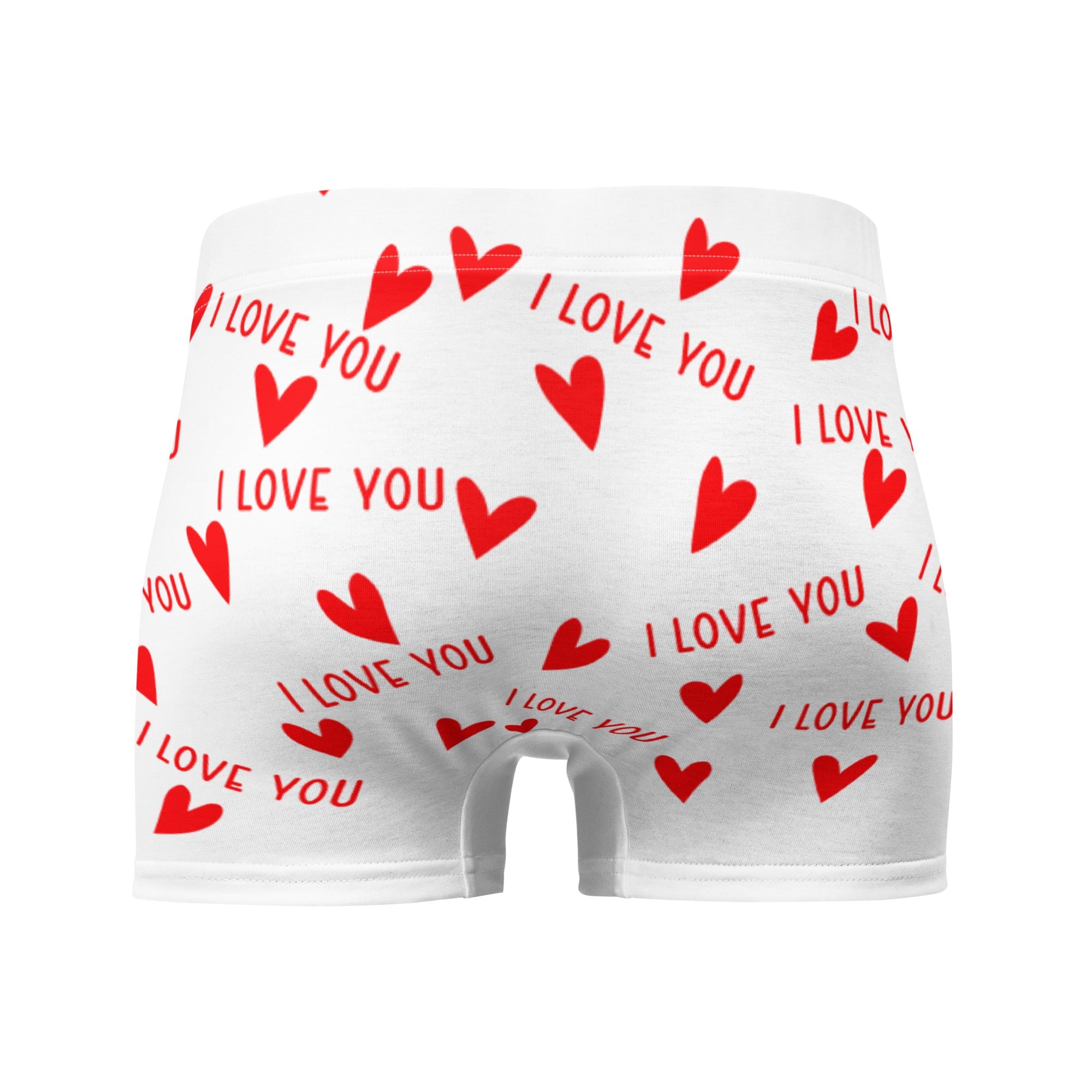 I Love You Hearts Face Boxers