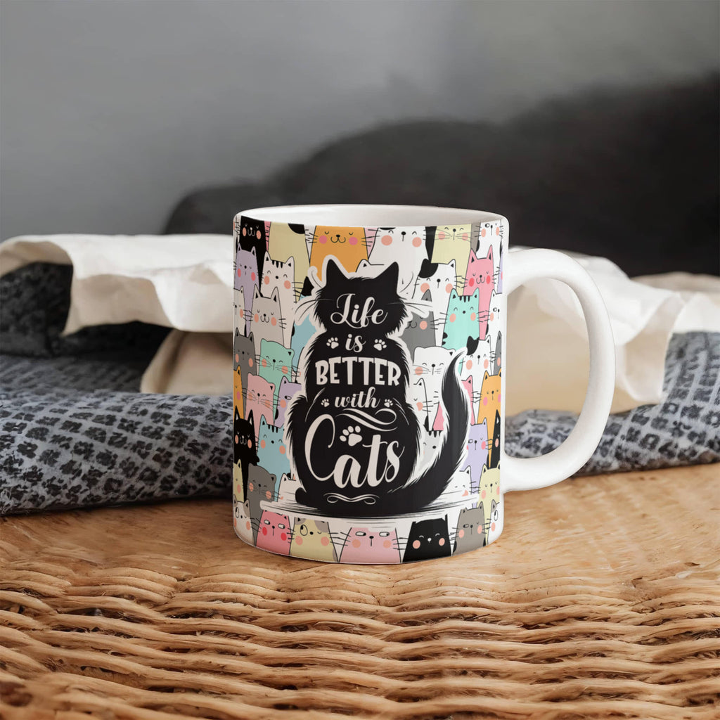 Life Is Better With Cats Mug