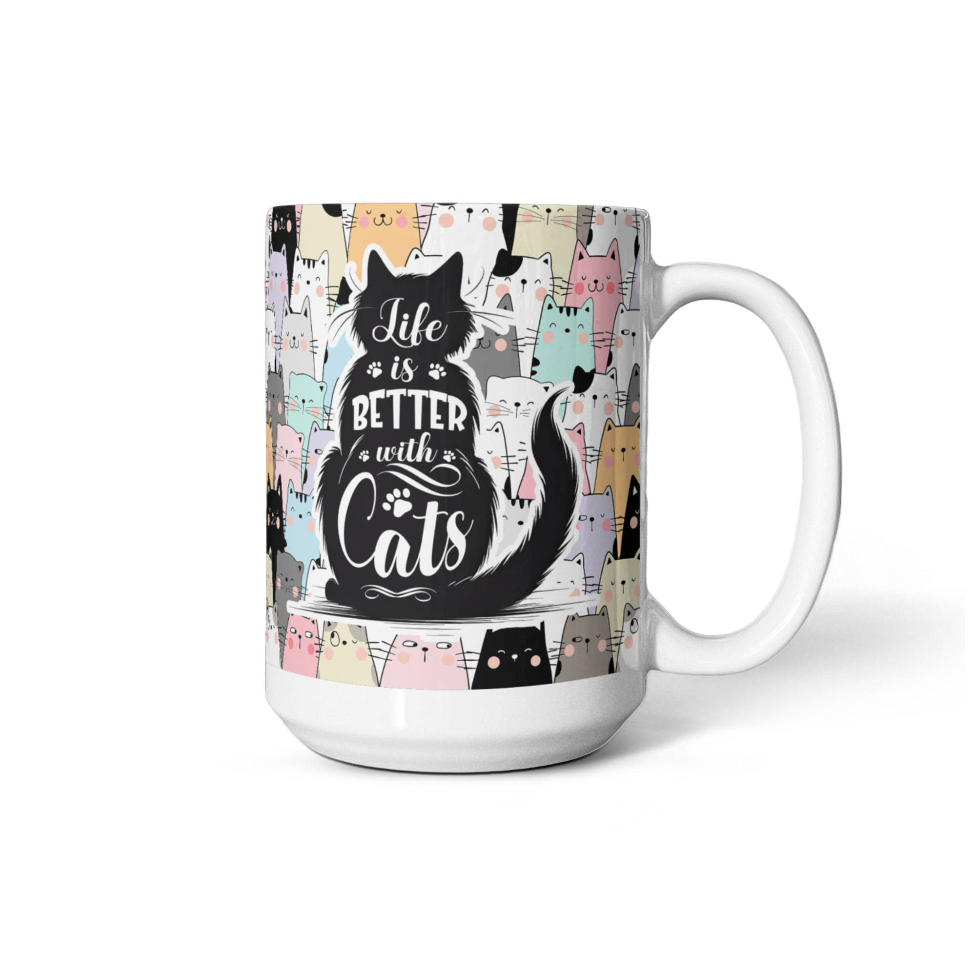 Life Is Better With Cats Mug Secondary image
