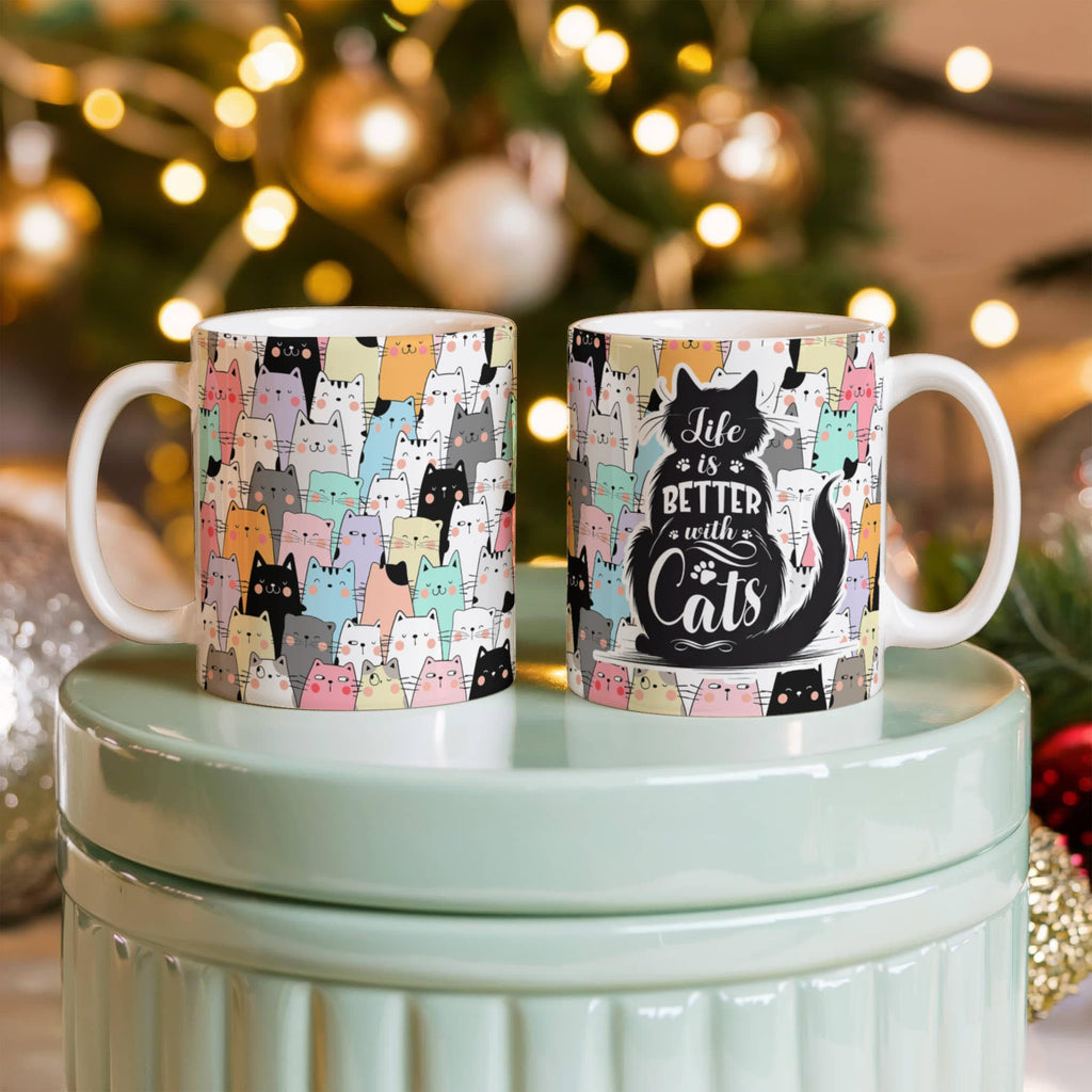 Life Is Better With Cats Mug
