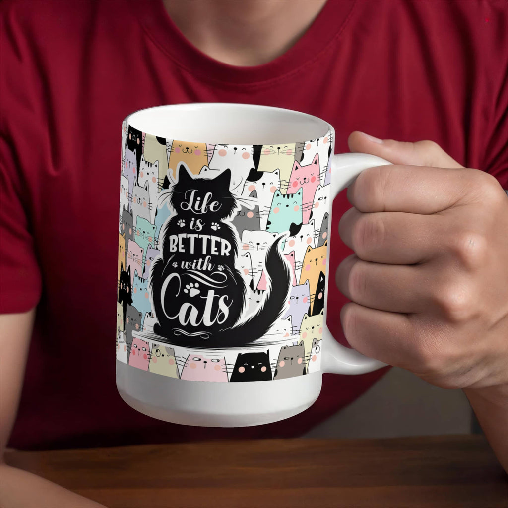Life Is Better With Cats Mug